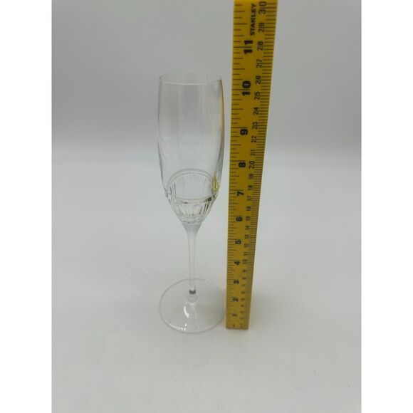 Royal Doulton Marquis Champagne Flute Crystal Glass w/ Stem 10" Clear Glass - Picture 5 of 6